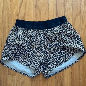 Outdoor Voices Leopard Shorts